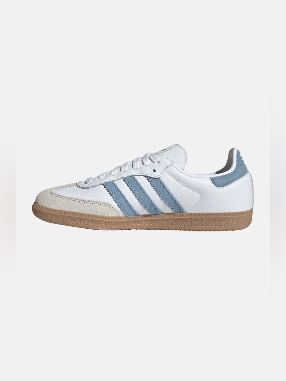 adidas Samba OG Shoes in Cloud White & Clear Sky